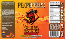 Load image into Gallery viewer, Orbital Orange Hotter Edition Yellow 7 Pot Hot Sauce
